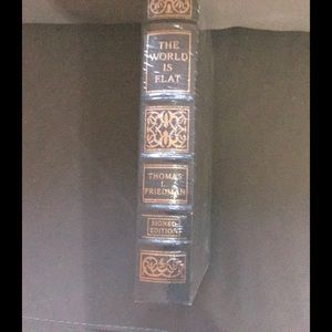 Leatherbound signed unopened by a Thomas Friedman